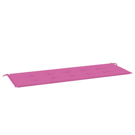 VidaXL coussin de banc de jardin 150x50x4 cm tissu oxford rose