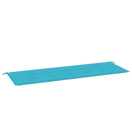 Vidaxx coussin de banc de jardin 150x50x4 cm tissu oxford turquoise