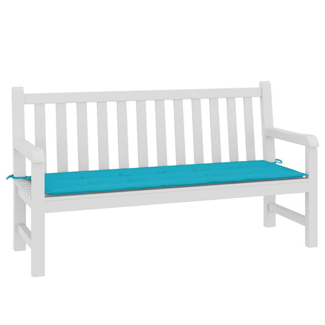 Vidaxx coussin de banc de jardin 150x50x4 cm tissu oxford turquoise