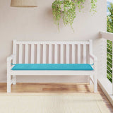 Vidaxx coussin de banc de jardin 150x50x4 cm tissu oxford turquoise