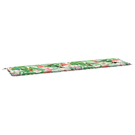 VidaXL coussin de banc de jardin 200x50x4 cm tissu multicolore