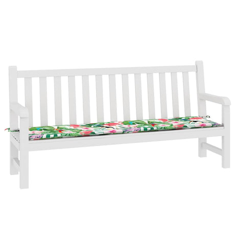 VidaXL coussin de banc de jardin 200x50x4 cm tissu multicolore