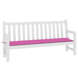 Vidaxl Garden Bench polštář 200x50x3 cm tkanina růžová