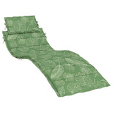 Vidaxx coussin de chaise longue motif feuille tissu oxford
