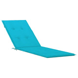 VidaXL coussin de chaise de patio tissu oxford turquoise