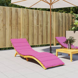 VidaXL coussin de chaise longue tissu oxford rose