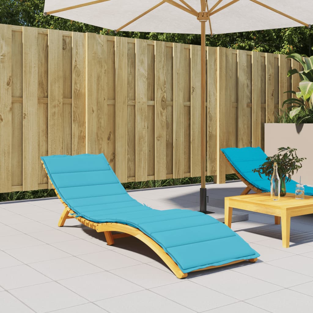 VidaXL coussin de chaise longue tissu oxford turquoise