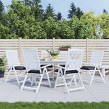 Vidaxx coussins de chaise 6 pcs 40x40x7 cm tissu oxford anthracite