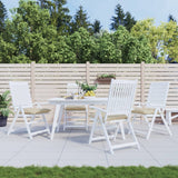 Vidaxx coussins de chaise 4 pcs 40x40x7 cm tissu oxford beige
