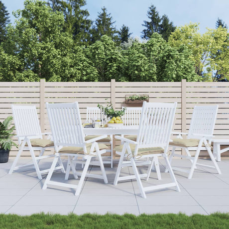 Vidaxx coussins de chaise 6 pcs 40x40x7 cm tissu oxford beige