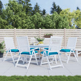 Vidaxx coussins de chaise 6 pcs 40x40x7 cm tissu oxford bleu clair