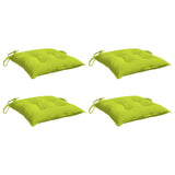 Vidaxx coussins de chaise 4 pcs 40x40x7 cm tissu oxford vert vif