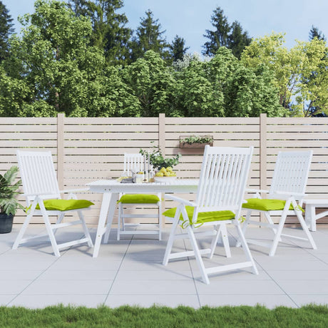 Vidaxx coussins de chaise 4 pcs 40x40x7 cm tissu oxford vert vif