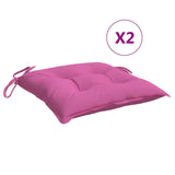 Vidaxl Chair cushions 6 pcs 40x40x7 cm Fabric pink