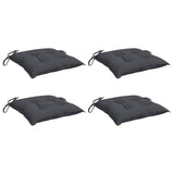 Vidaxx coussins de chaise 4 pcs 50x50x7 cm tissu oxford anthracite