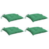 VidaXL coussins de palette 4 pcs 50x50x7 cm tissu oxford vert