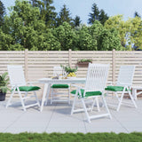 VidaXL coussins de palette 4 pcs 50x50x7 cm tissu oxford vert