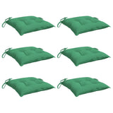 Vidaxx coussins de palette 6 pcs 50x50x7 cm tissu oxford vert