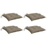 Vidaxx coussins de palette 4 pcs 50x50x7 cm tissu oxford taupe
