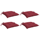 BIDAXL PALLET CUDIONS 4 ST 50X50X7 CM Oxford Fabric Wine Red