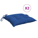 Vidaxx coussins de palette 2 pcs 50x50x7 cm tissu oxford bleu