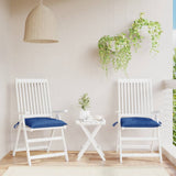 Vidaxx coussins de palette 2 pcs 50x50x7 cm tissu oxford bleu