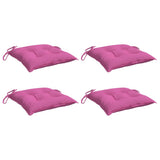 VidaXL coussins de chaise 4 pcs 50x50x7 cm tissu oxford rose