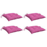 Cuscini di sedia Vidaxl 4 ST 50x50x7 cm tessuto oxford rosa