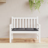 Vidaxx coussin de banc de jardin 100x50x7 cm tissu oxford anthracite