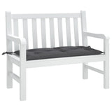 Vidaxx coussin de banc de jardin 100x50x7 cm tissu oxford anthracite