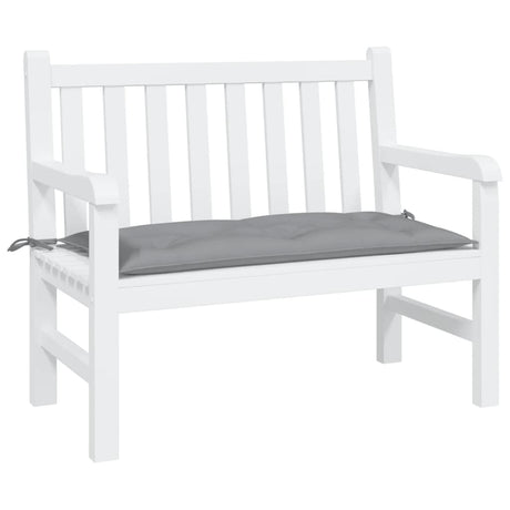 VidaXL coussin de banc de jardin 100x50x7 cm tissu oxford gris