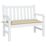 VidaXL coussin de banc de jardin 100x50x7 cm tissu oxford beige