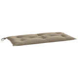 Vidaxx coussin de banc de jardin 100x50x7 cm tissu oxford taupe