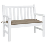 Vidaxx coussin de banc de jardin 100x50x7 cm tissu oxford taupe