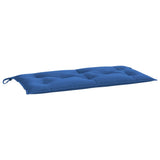 VidaXL coussin de banc de jardin 100x50x7 cm tissu oxford bleu