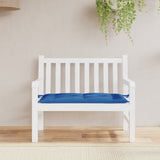 VidaXL coussin de banc de jardin 100x50x7 cm tissu oxford bleu