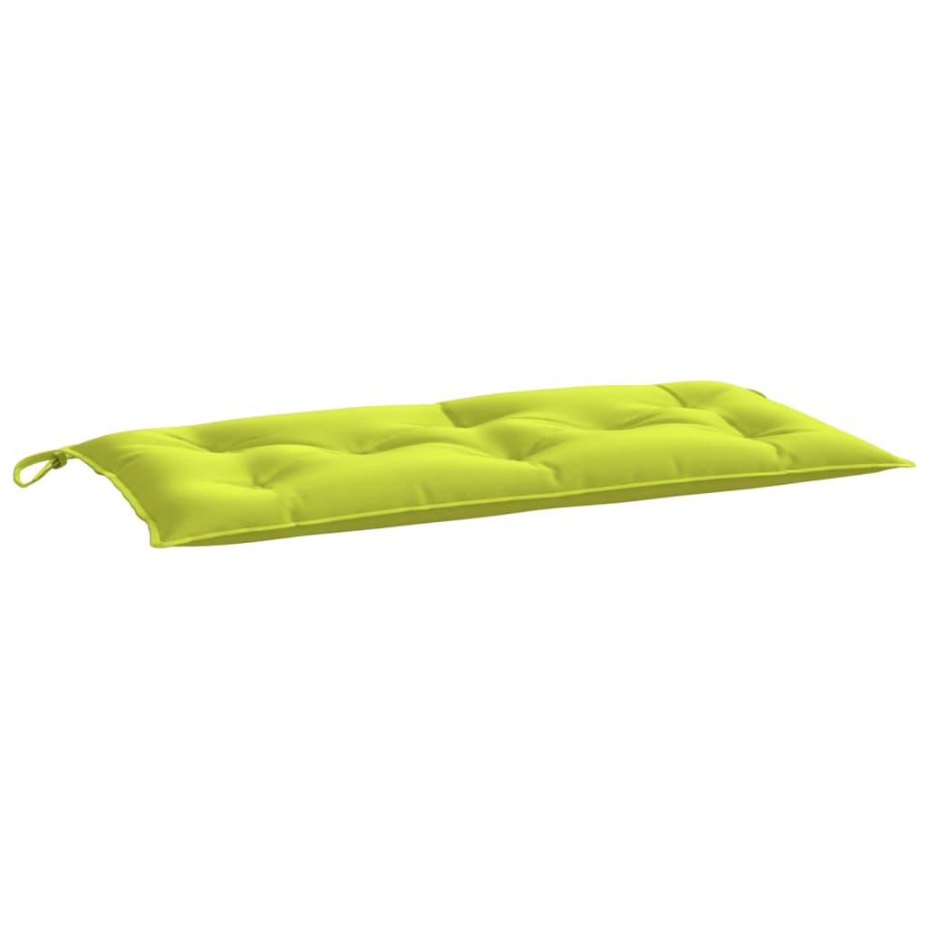 Vidaxl Garden Bench Pushion 100x50x7 cm Oxford Stof Clear Green