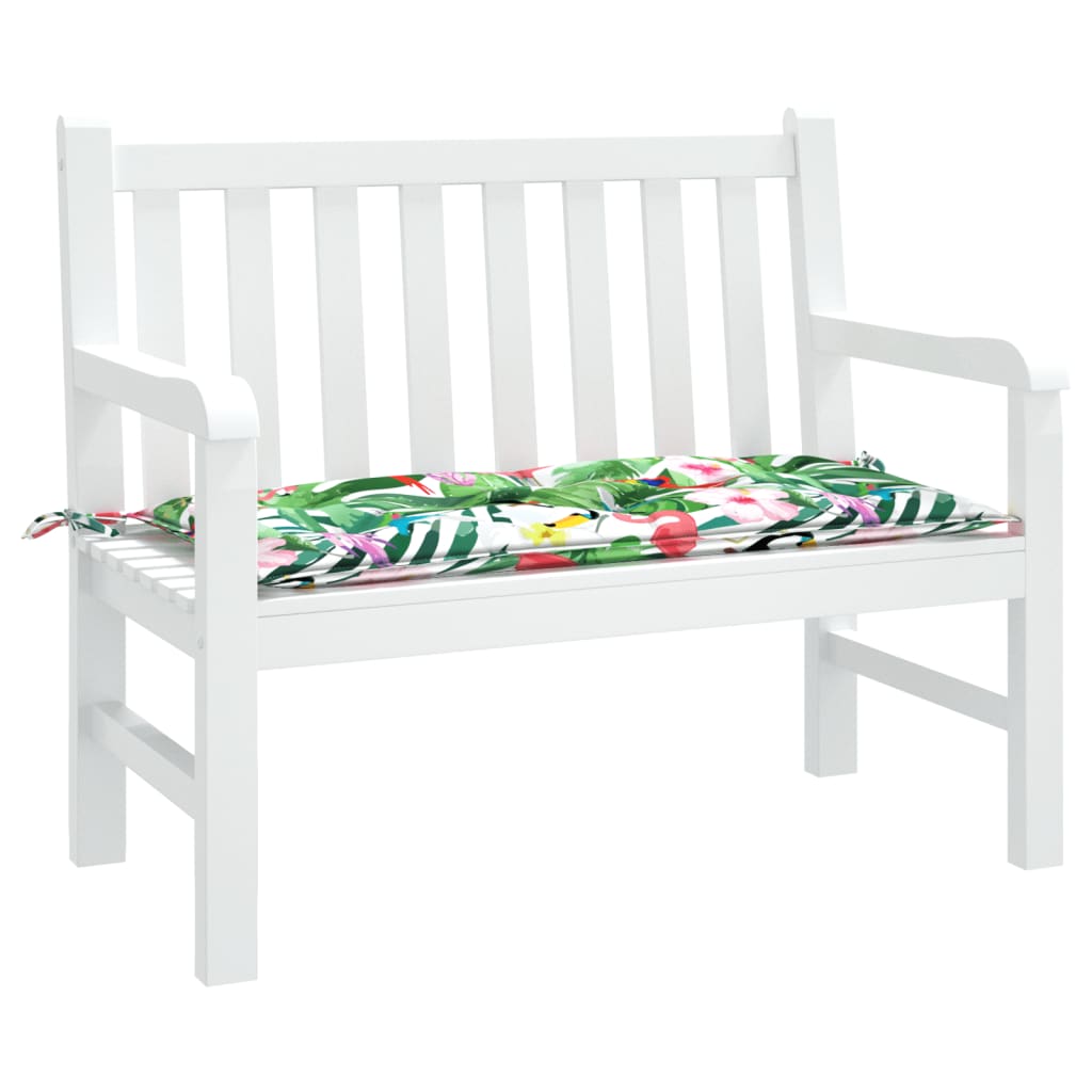 VidaXL coussin de banc de jardin 100x50x7 cm tissu oxford multicolore