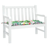 VidaXL coussin de banc de jardin 100x50x7 cm tissu oxford multicolore