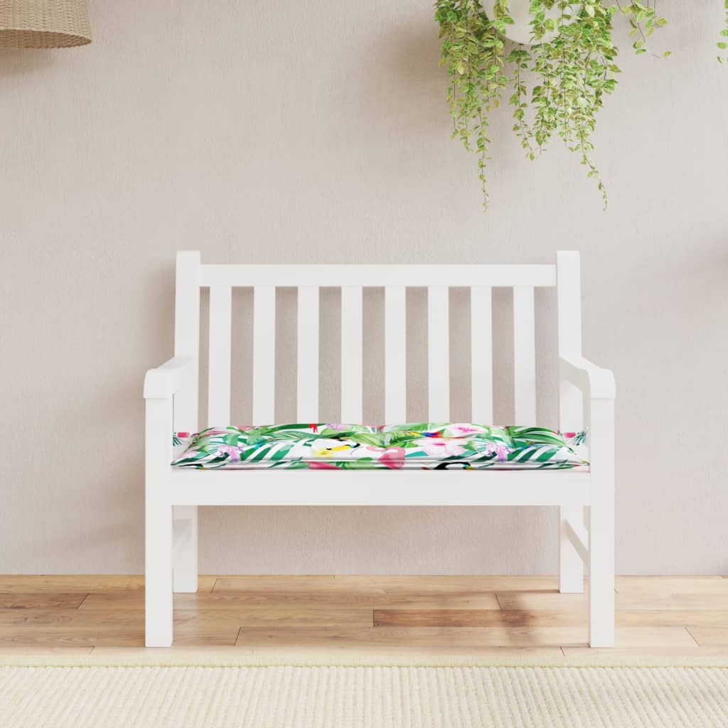 VidaXL Garden bench cushion 100x50x7 cm Oxford fabric multi -colored