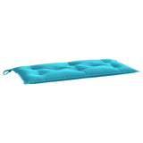 VidaXL coussin de banc de jardin 100x50x7 cm tissu oxford turquoise