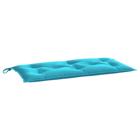 VidaXL coussin de banc de jardin 100x50x7 cm tissu oxford turquoise