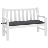 Vidaxx coussin de banc de jardin 120x50x7 cm tissu oxford anthracite