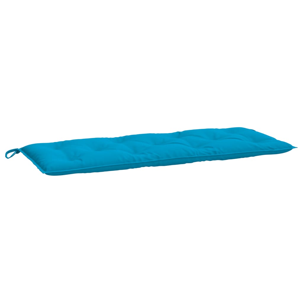 Vidaxl Garden Banch Cushion 120x50x7 cm tessuto oxford azzurro