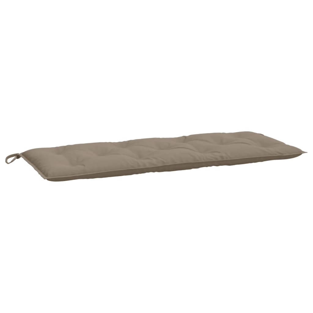 VIDAXL Garden Bench blazina 120x50x7 cm Oxford tkanina taupe