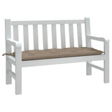 Vidaxx coussin de banc de jardin 120x50x7 cm tissu oxford taupe