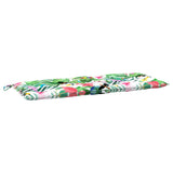 Vidaxl Garden Bench Cushion 120x50x7 CM Fabric Multi -Colored