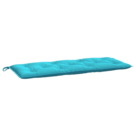 VidaXL coussin de banc de jardin 120x50x7 cm tissu turquoise