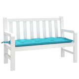 VidaXL coussin de banc de jardin 120x50x7 cm tissu turquoise
