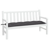 Vidaxx coussin de banc de jardin 150x50x7 cm tissu oxford anthracite